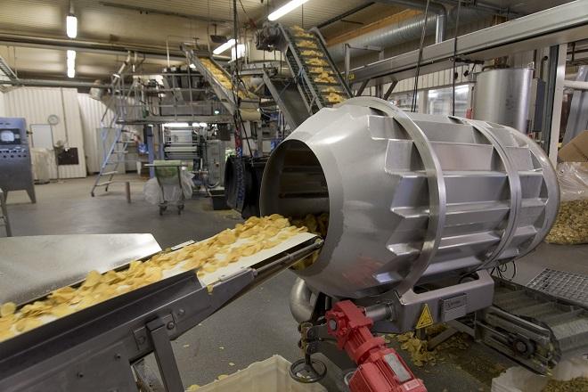 Real Snacks Oy:n tehdas Pyhännällä Kuvaaja Jaani Föhr