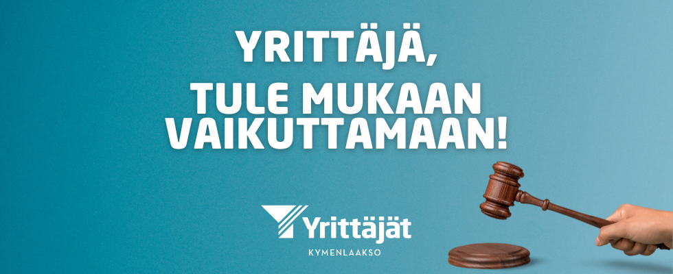 Hae mukaan Kymen Yrittäjien hallitukseen