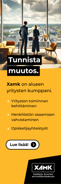 Tunnista muutos. XAMK on alueen yritysten kumppani