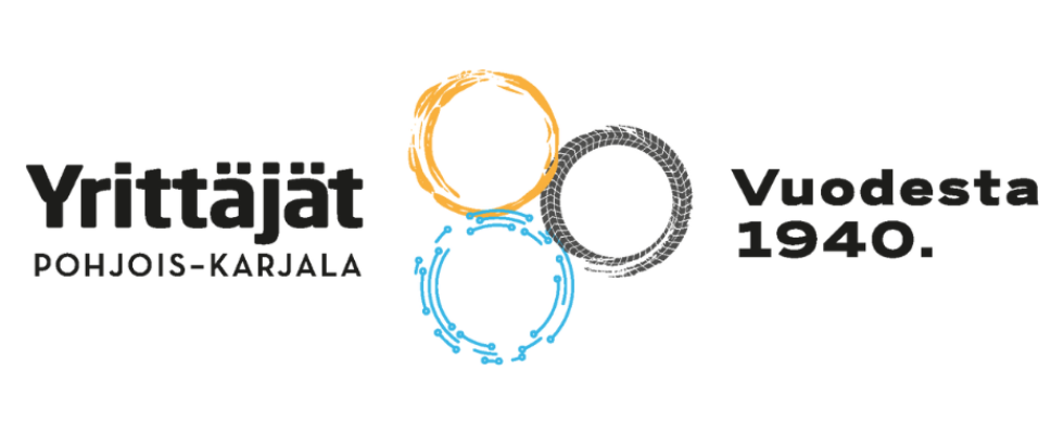 yrittäjät, 80v, 80 vuotta, logo, pohjois-karjalan yrittäjät, yrittäjät