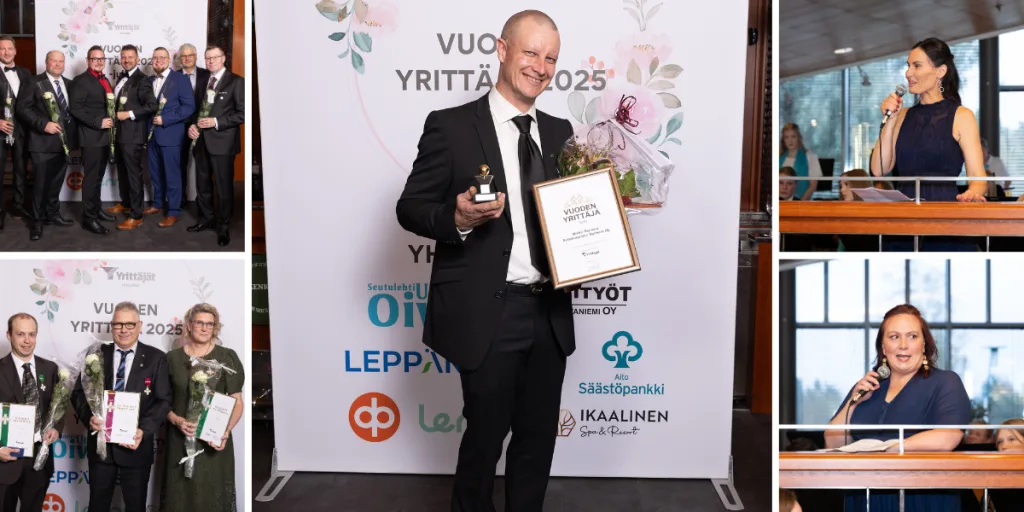 Ikaalisten Vuoden Yrittäjä juhla 2025