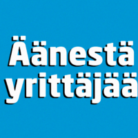 Äänestä Yrittäjää banneri