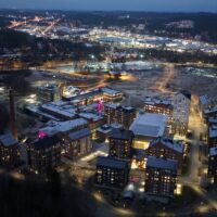 Jyväskylän kaupunki yössä