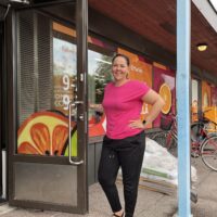 K-kauppias Eveliina Perälä