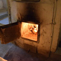 Rajaportin sauna, kiuas