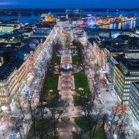 Esplanadi Helsingissä.
