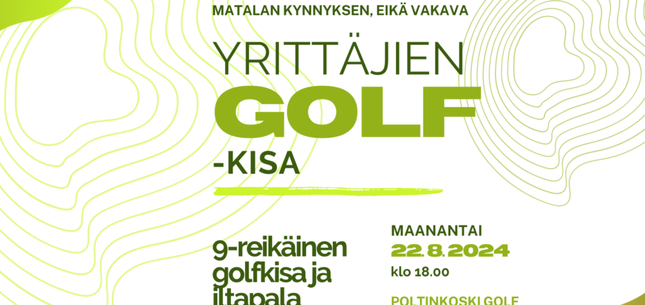 Ikaalisten Yrittäjien golf kisa