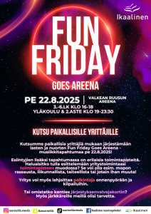 Fun Friday Goes Areena - Ikaalisissa 22.8. sivu 1