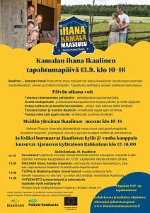 Kamalan ihana Ikaalinen tapahtumapäivä 13.9. klo 10-16