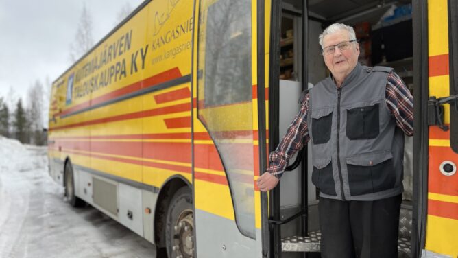 Matti Sallinen on yksi ainoista kauppa-autoyrittäjistäå