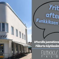 Sastamalan Yrittäjien after workit Funkkistalon yläkerrassa pe 19.4.2024