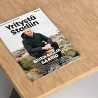 Yritystä Stadiin -lehden numeron 1/2024 kansi.