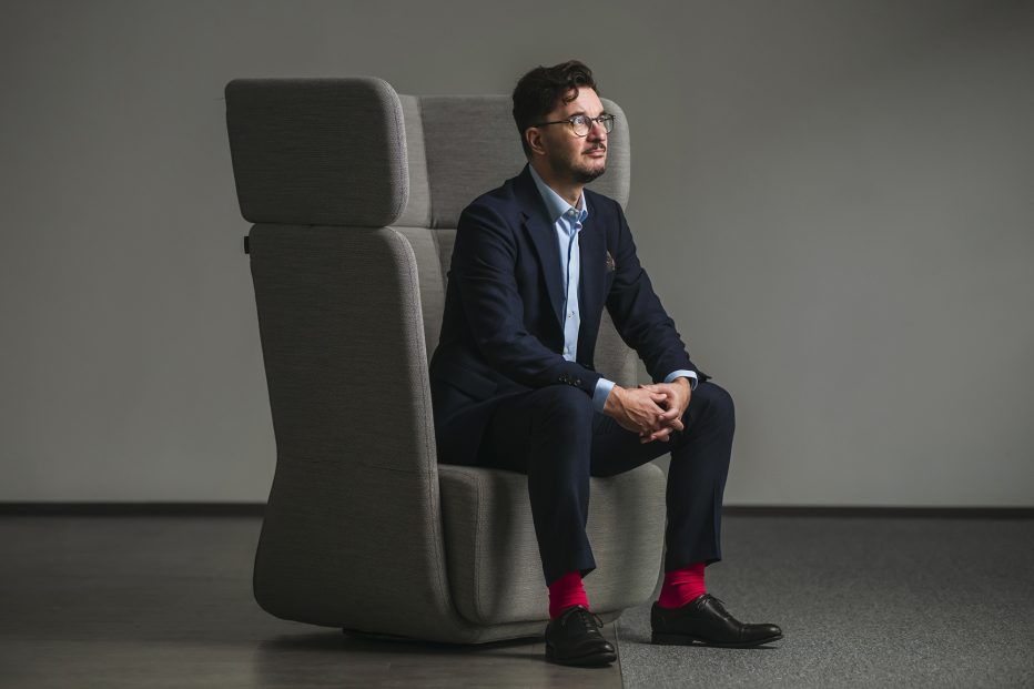 Suomen Yrittäjien asiantuntija Antti Turunen. Kuva: Johanna Erjonsalo.