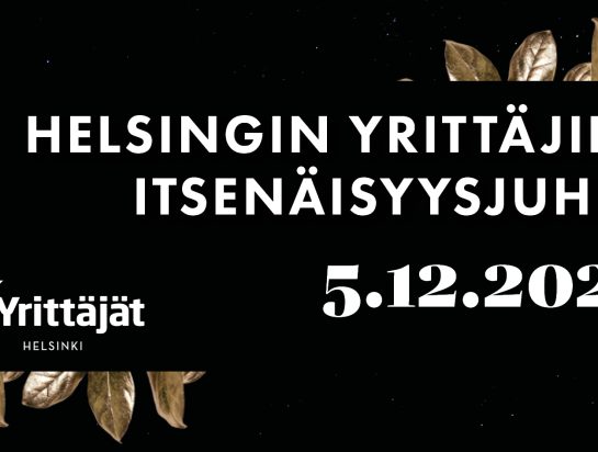 Helsingin Yrittäjien Itsenäisyysjuhlan kuvituskuva.