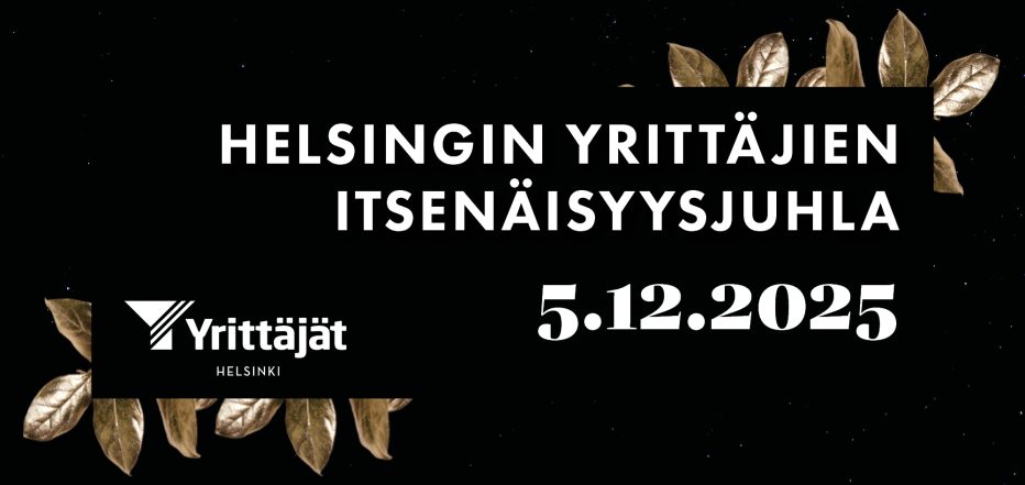 Helsingin Yrittäjien Itsenäisyysjuhlan kuvituskuva.