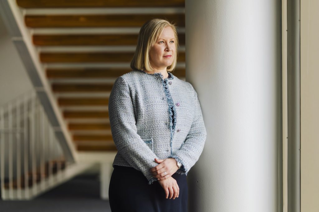 Suomen Yrittäjien asiantuntija Sanna Lempiäinen. Kuva: Johanna Erjonsalo.