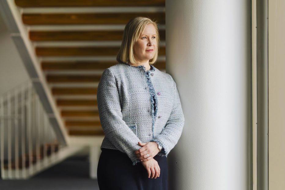 Suomen Yrittäjien asiantuntija Sanna Lempiäinen. Kuva: Johanna Erjonsalo.