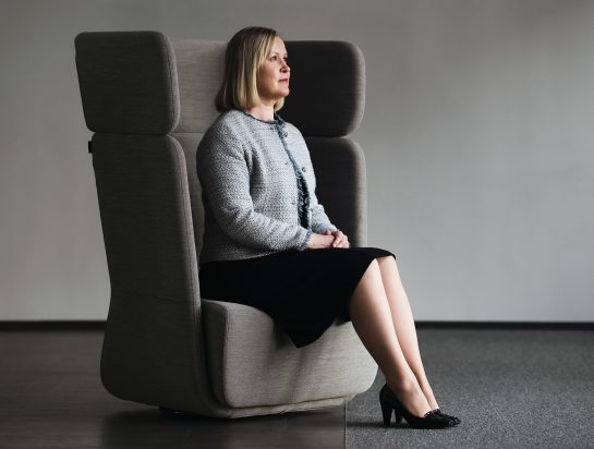 Suomen Yrittäjien asiantuntija Sanna Lempiäinen. Kuva: Johanna Erjonsalo.