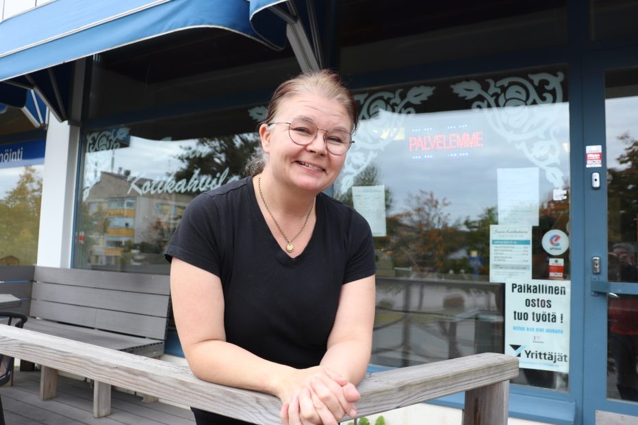 Kuhmoisten Yrittäjien puheenjohtaja Sari Liehu.
