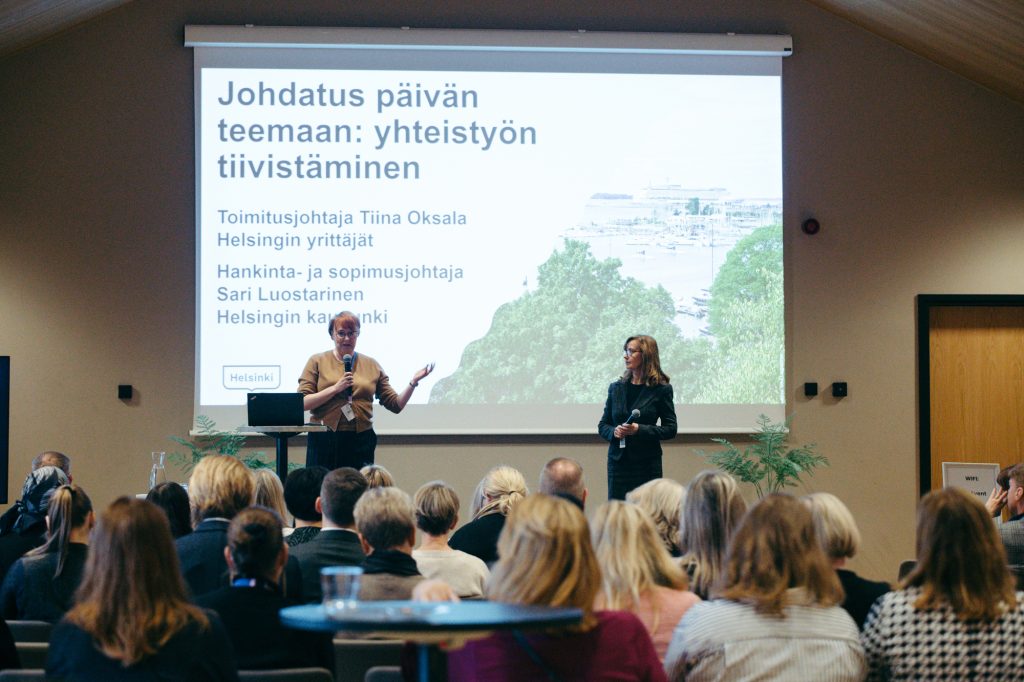 Sote-seminaari Helsingissä.
