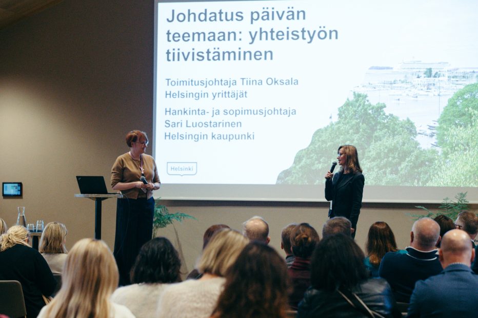 Sote-seminaari Helsingissä.