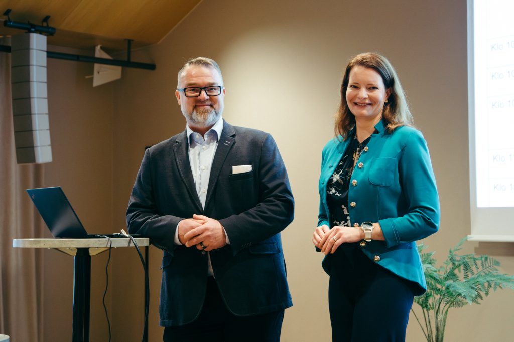 Anne Kangas ja Mika Berner.