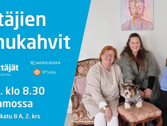 Yrittäjien aamukahvit Loviisa Sarastamossa ti 13.1.