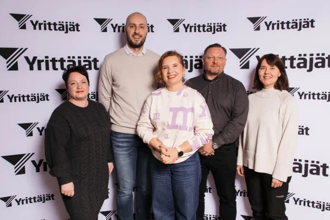 Pohjois-Helsingin Yrittäjien hallitus vuonna 2026.