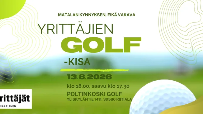 Ikaalisten Yrittäjien golf kisat 2026