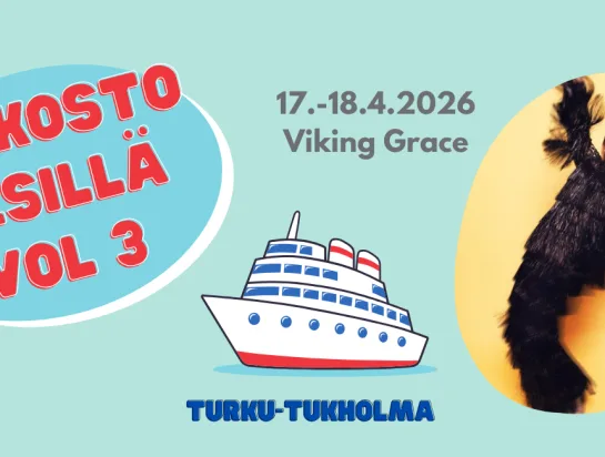 Verkosto Vesillä risteilyn riemukas mainos jossa esiintyjä Irinan kuva