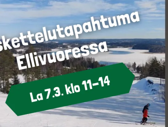 Laskettelutapahtuma Ellivuoressa 7.3.2026