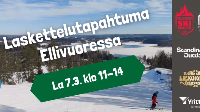 Laskettelutapahtuma Ellivuoressa 7.3.2026