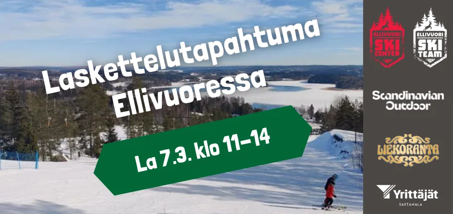 Laskettelutapahtuma Ellivuoressa 7.3.2026