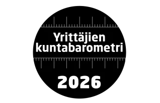 Yrittäjien kuntabarometriin voi vastata 16.3.2026 asti.