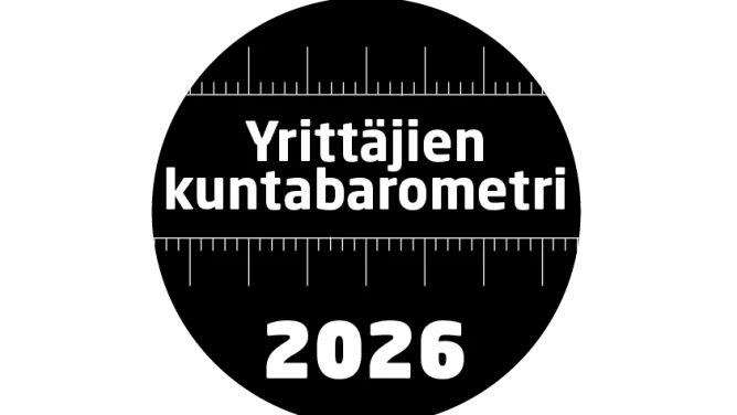 Yrittäjien kuntabarometriin voi vastata 16.3.2026 asti.