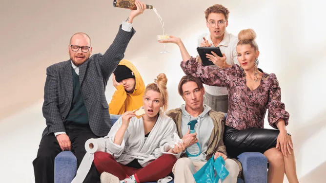 Nelinpelin mainoskuva / Kangasalan kesäteatteri