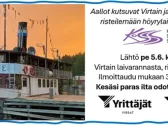 Virtain ja Alavuden Yrittäjien yhteinen Tarjanne-risteily 5.6.