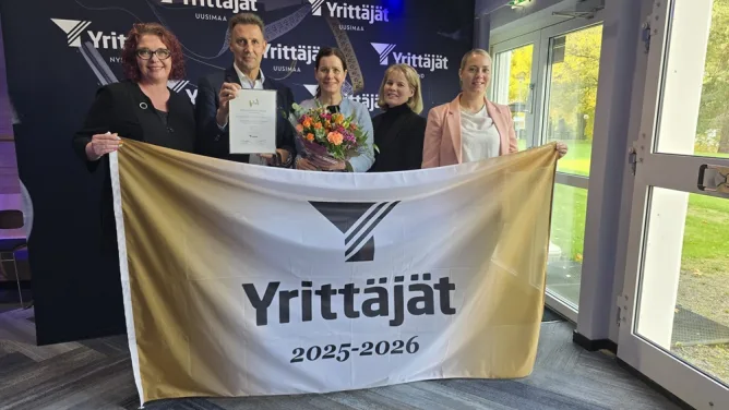 Nurmijärvi kultainen yrittäjälippu