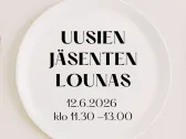 Uusien jäsenten lounas