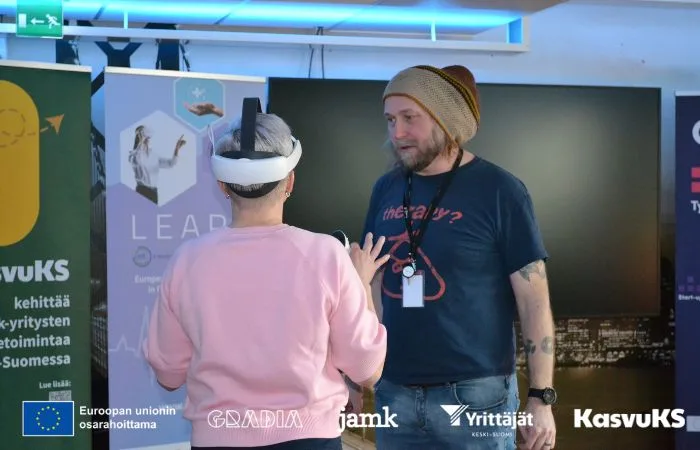 TKI-visiitti LEAPXR:llä.