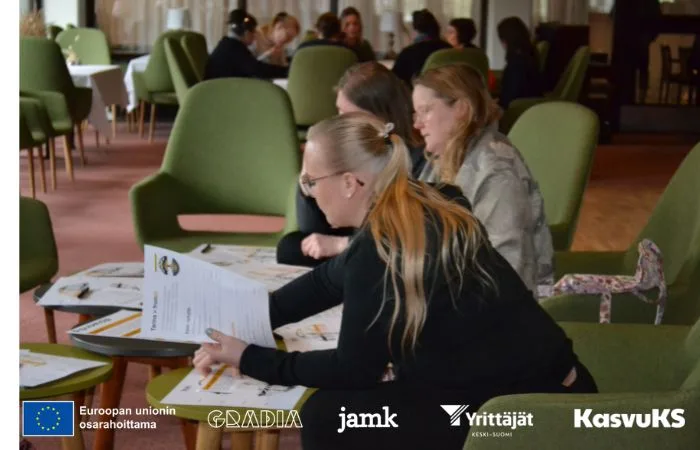 Hyvinvoinnista liiketoimintaa työpajassa tilannekuva.