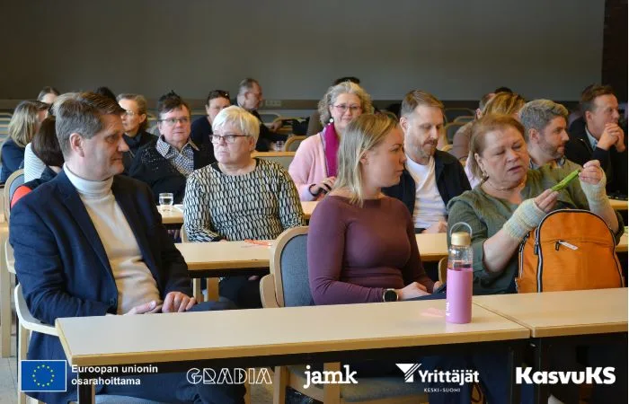 Hyvinvoinnista liiketoimintaa yleisö.