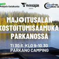 Majoitusalan verkostoitumisaamukahvit Parkanossa 30.6.2026 Parkano Campingilla. Tilaisuus kokoaa yhteen majoittajat, vuokramökkien omistajat, Airbnb-majoittajat ja matkailutoimijat keskustelemaan alueen majoituskapasiteetista ja matkailun kehittämisestä.