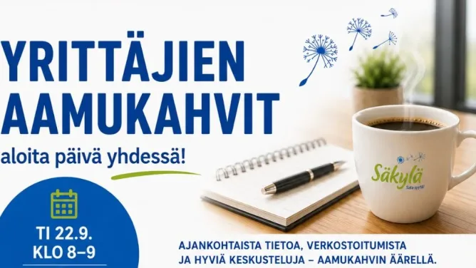 Yrittäjien aamukahvit ti 22.9.26