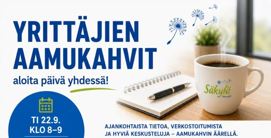Yrittäjien aamukahvit ti 22.9.26