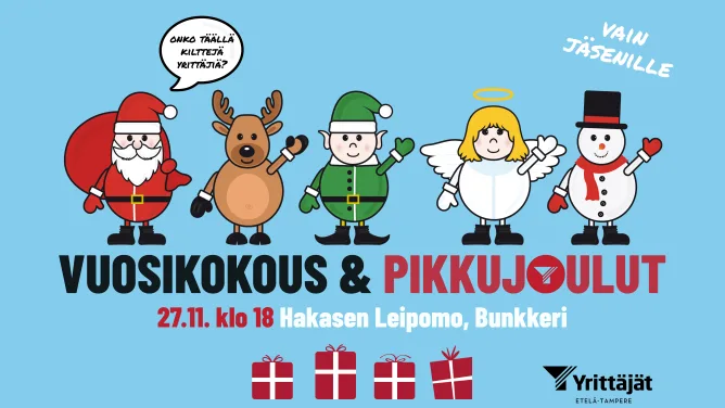 TELÄ-TAMPEREEN YRITTÄJIEN VUOSIKOKOUS & PIKKUJOULUT
