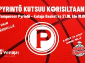 Pyrintö kutsuu korisiltaan