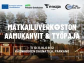 matkailuverkoston aamukahvit ja tyopaja Käenkoskella