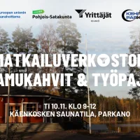 matkailuverkoston aamukahvit ja tyopaja Käenkoskella