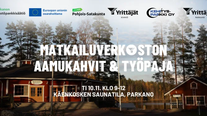 matkailuverkoston aamukahvit ja tyopaja Käenkoskella